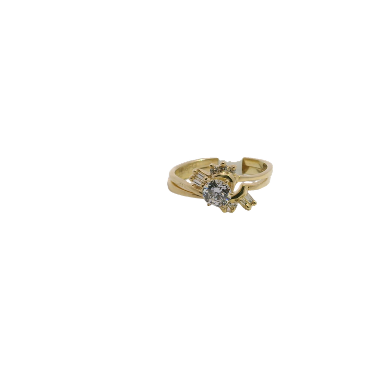 Elegant14k Gold Engagement Ring