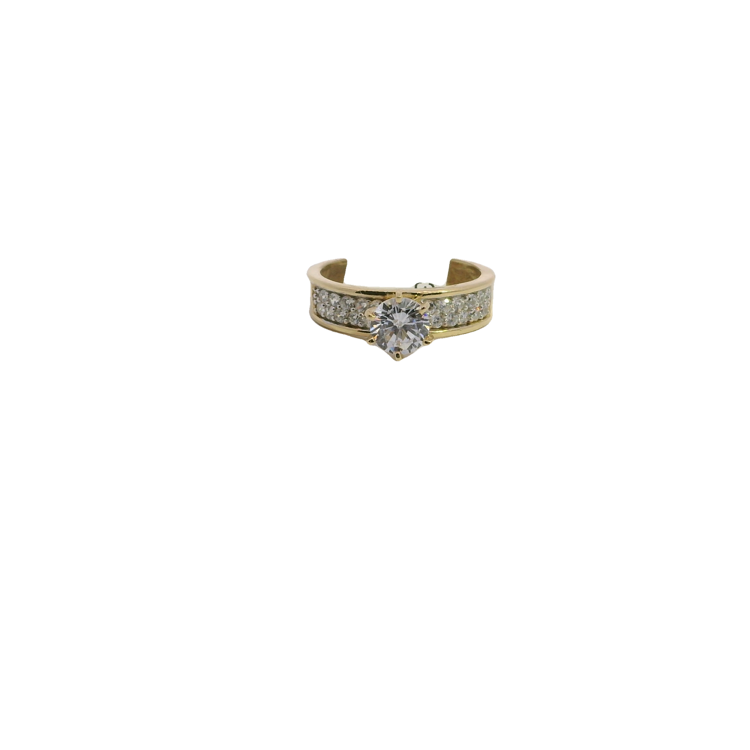 Elegant 14k Gold and stone Ring