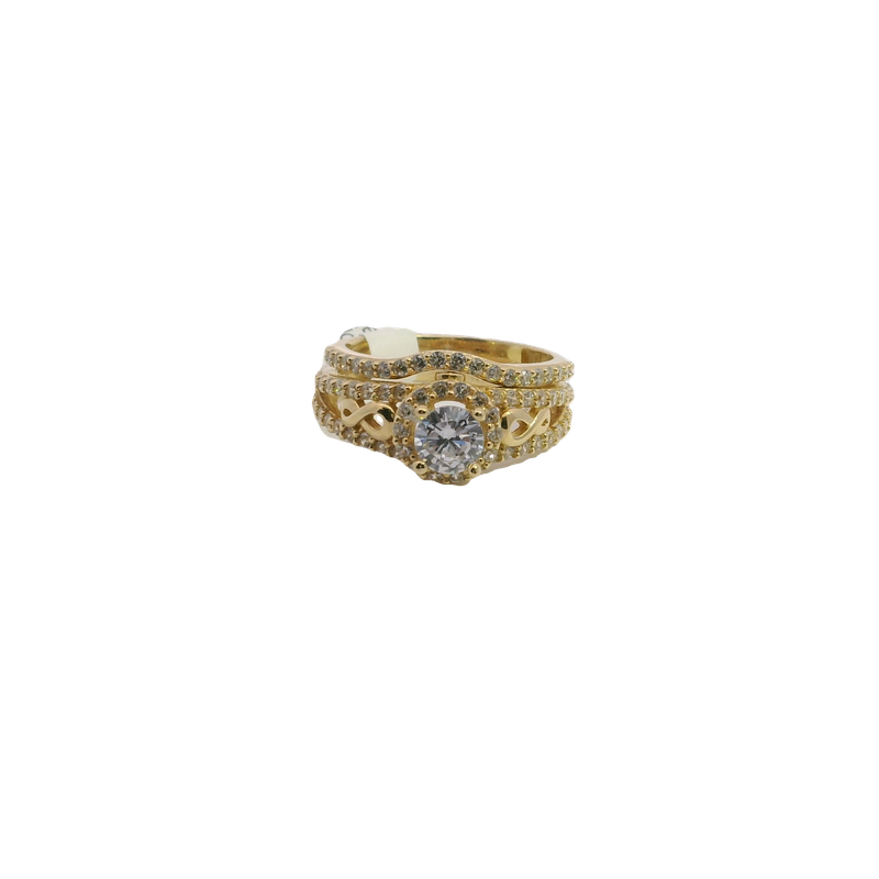 Elegant 14k Gold Ring Set