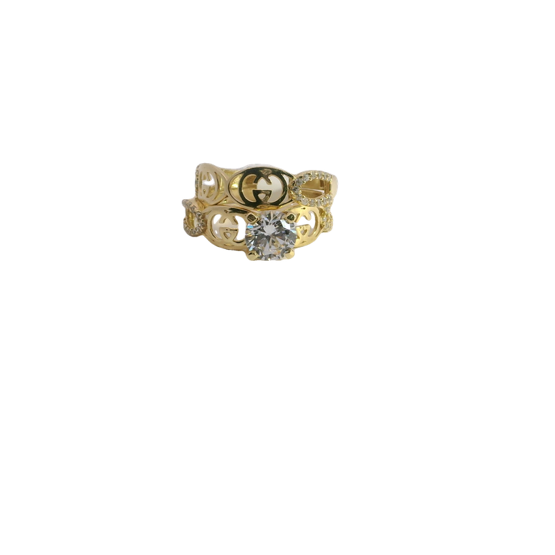 Elegant 14k Gold Ring with Stone