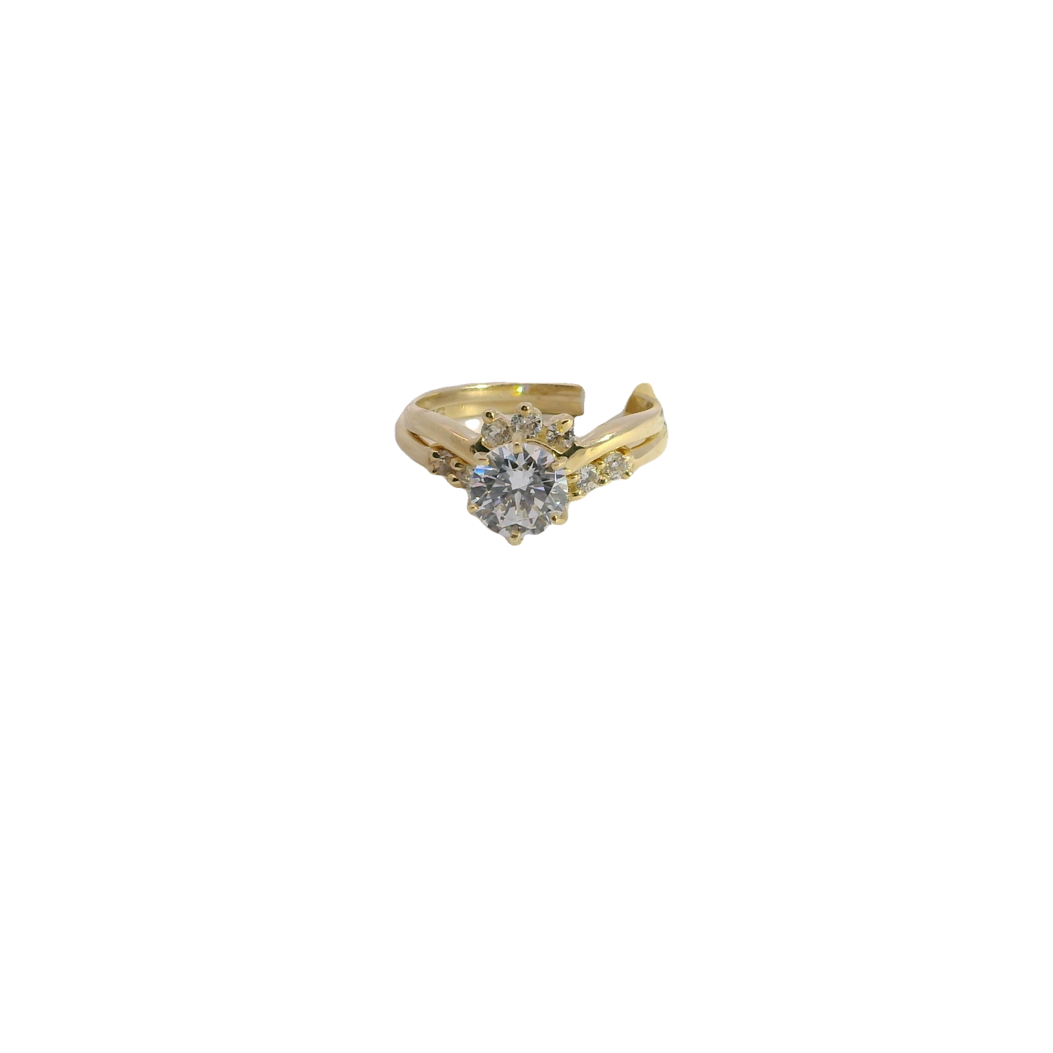 Elegant 14k Gold Engagement Ring