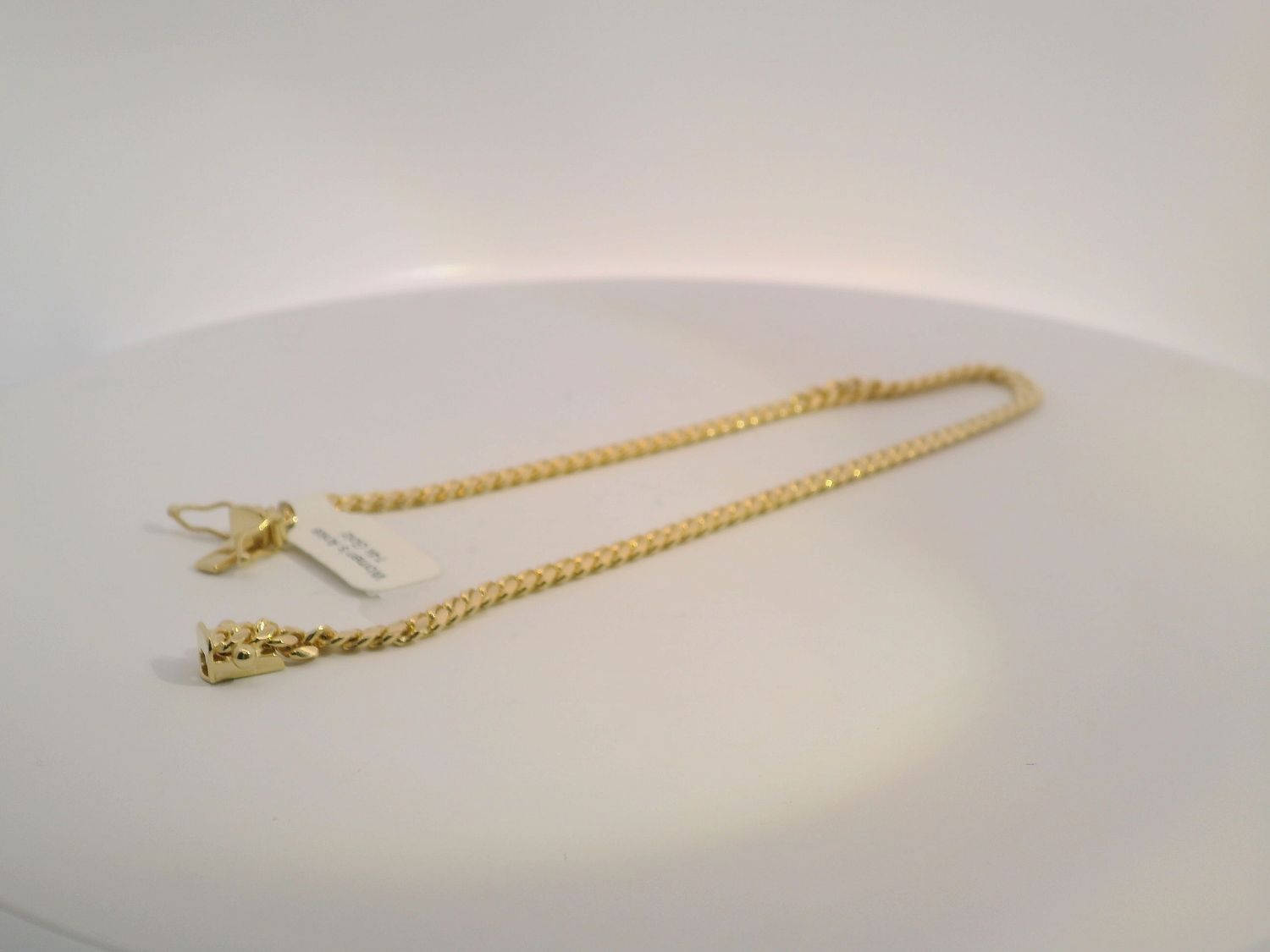 Classic Yellow 14K Gold Ankle Bracelet