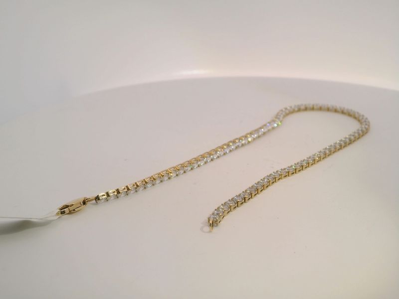 Yellow 10k Gold  Ankle Bracelet