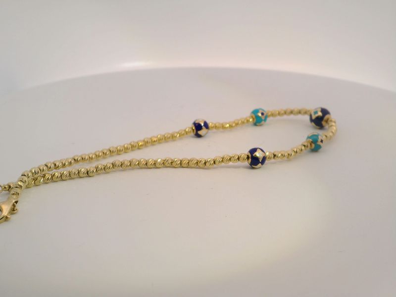 Elegant 14k Gold Ankle Bracelet