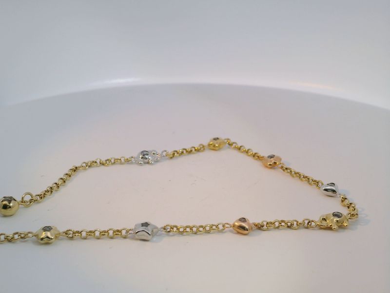 Elegant 14k Gold Ankle Bracelet