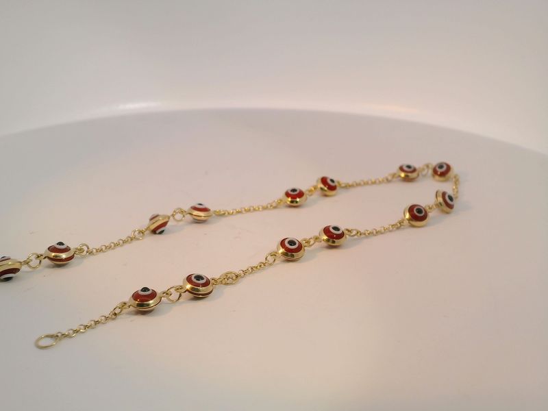Yellow Gold Delicate Ankle Bracelet