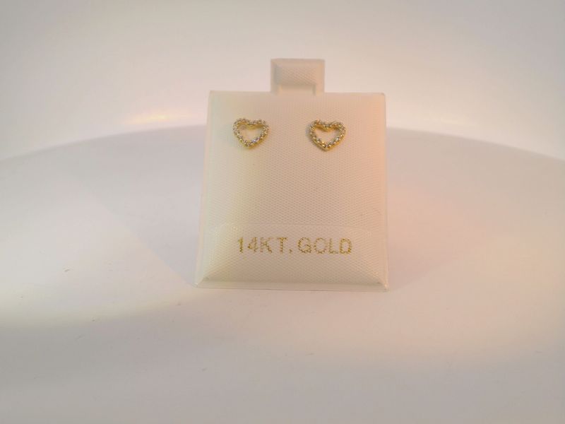 Yellow Gold Stud Earrings