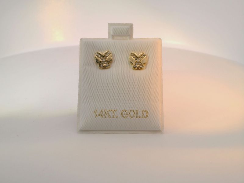 Gold Stud Earrings