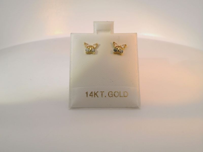 Gold Stud Earrings