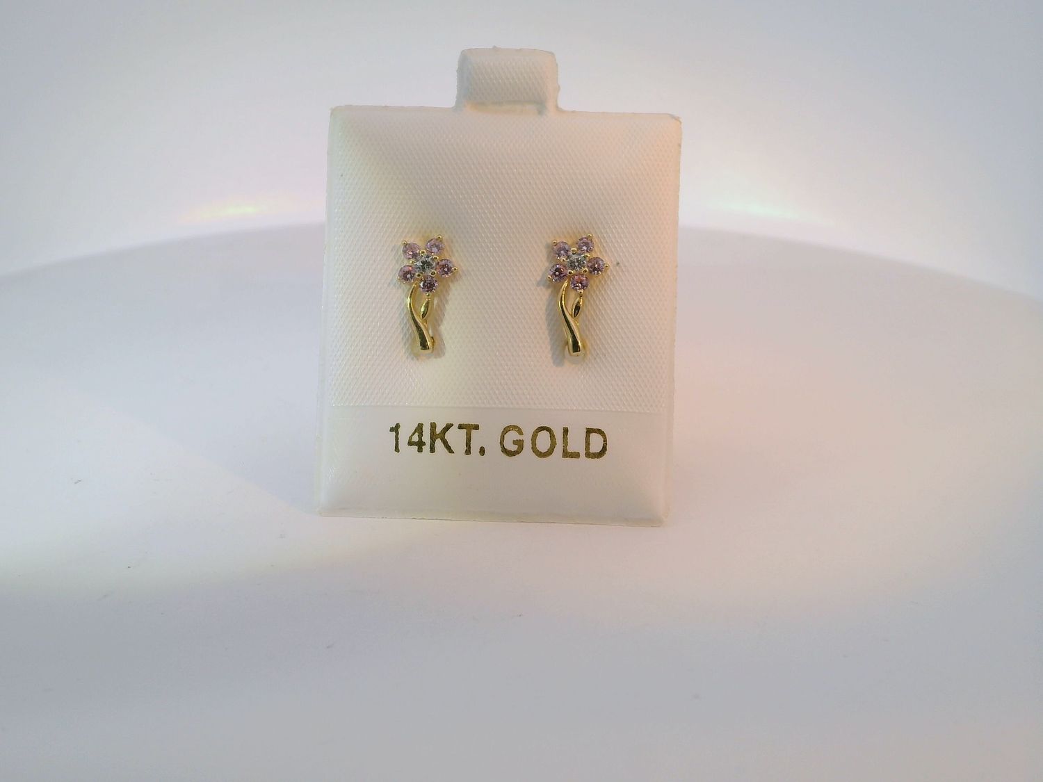 Yellow Gold Stud Earrings