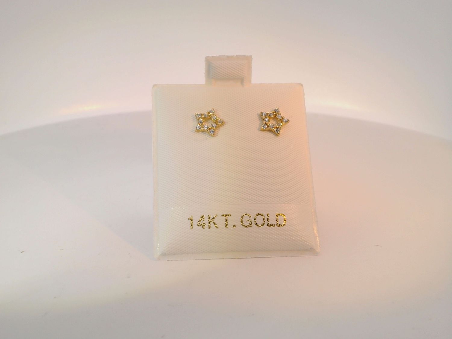 Gold Star Stud Earrings