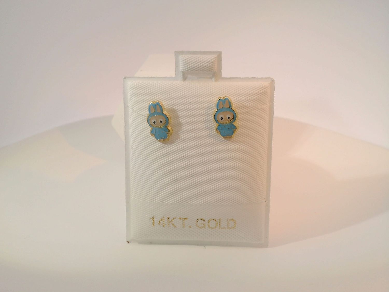 14k  Gold Labubu  Stud Earrings