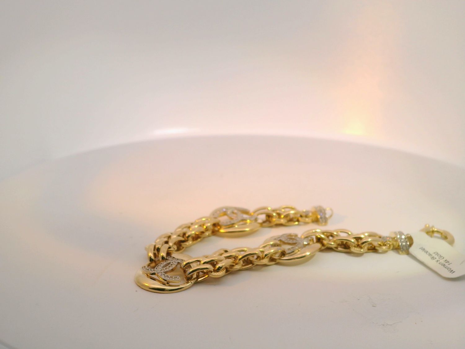 14k Gold Chain Bracelet