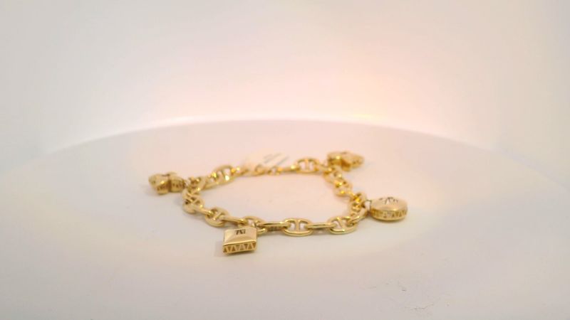 14k Gold Charm Bracelet