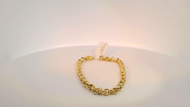 10K Gold Classic Yellow  Chain Link Bracelet