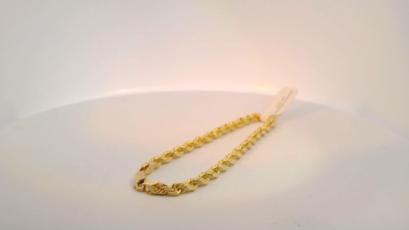 14K Gold Classic Yellow  Chain Bracelet