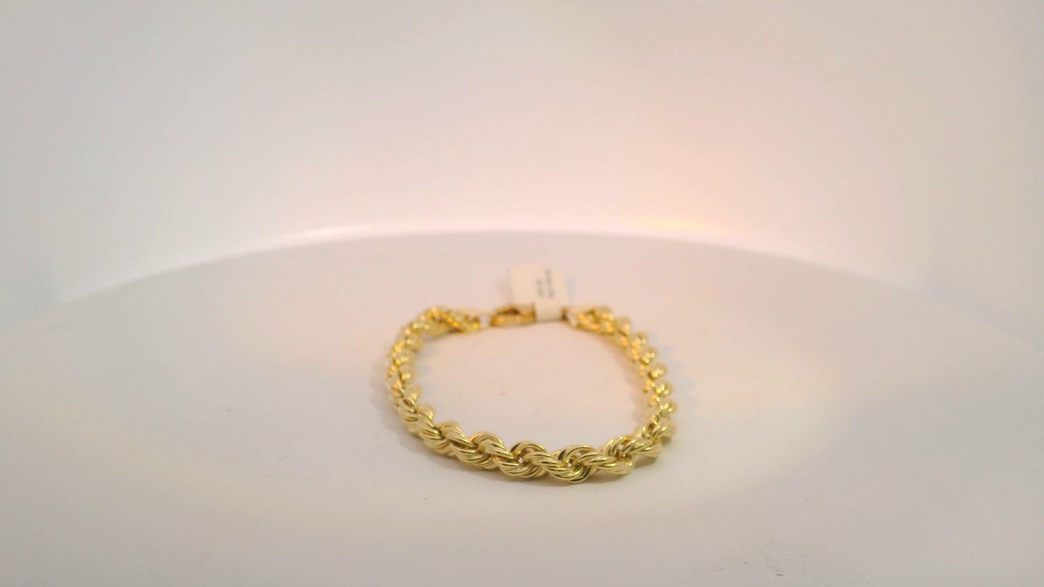 Elegant Yellow 10K Gold Chain Bracelet
