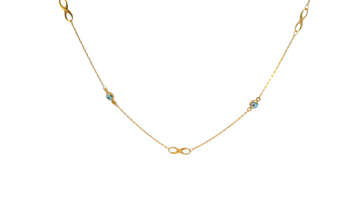 Elegant Yellow 14k Gold Chain Necklace