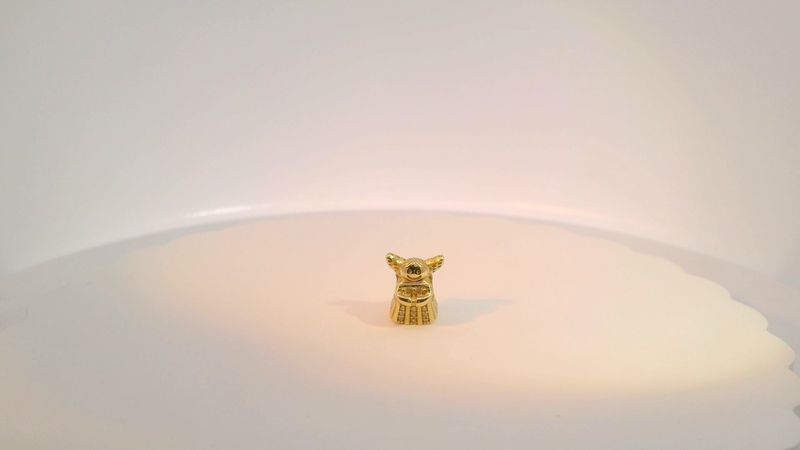 14 Gold Bracelet Pandora Style  Charms