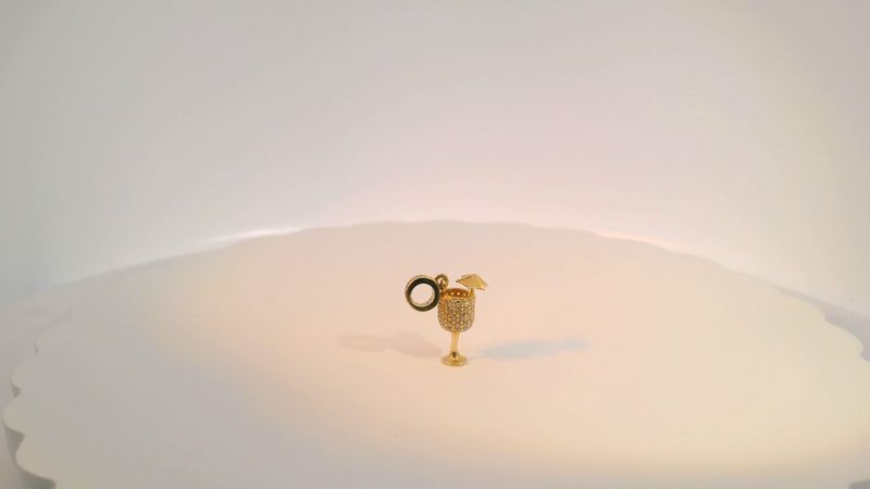 14k Gold Bracelet Pandora Style Charms