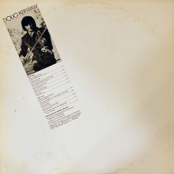 Doug Kershaw - Self Titled (NM) 1971 LP