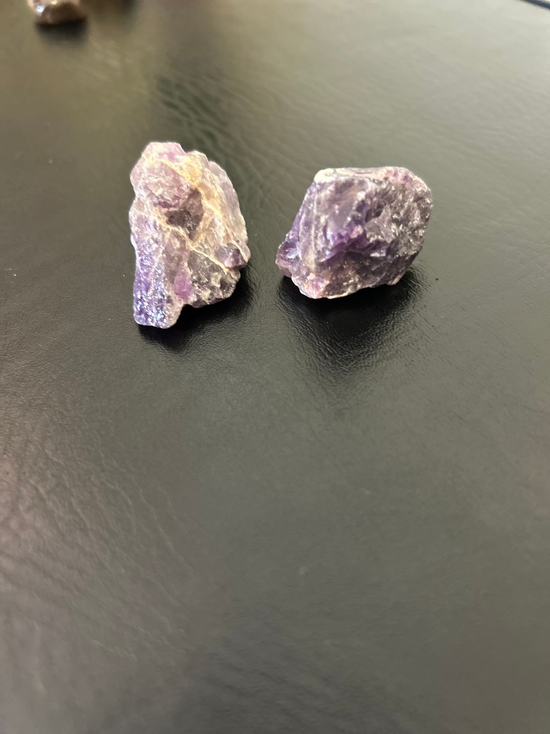 Amethyst -deep love, happiness, humility, sincerity, wealth