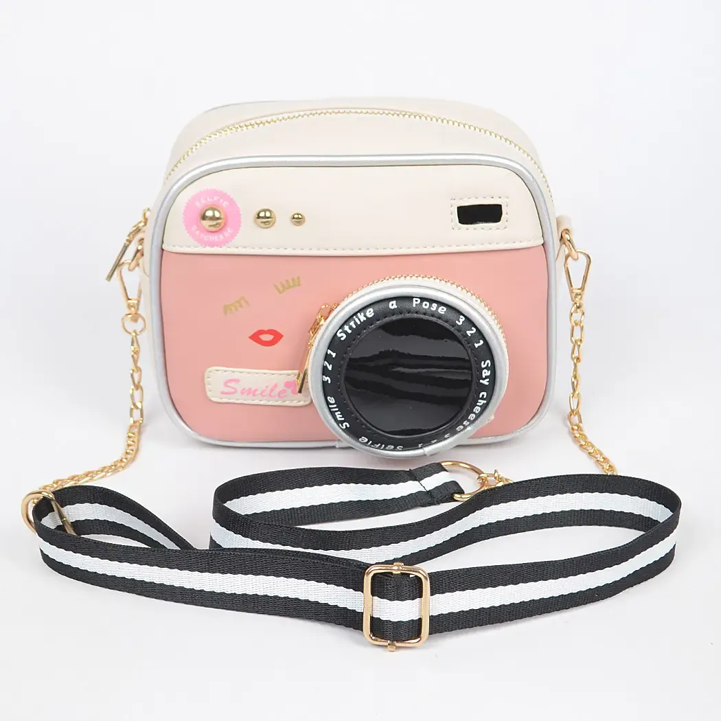 Camera Inspired Clutch - Pink 