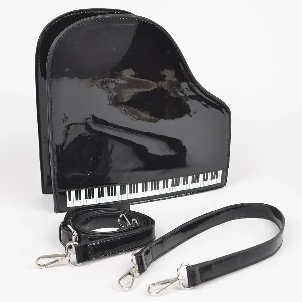 Piano Purse - Black 