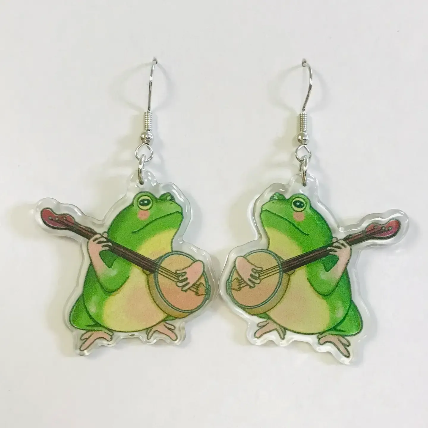Banjo Frog Earrings