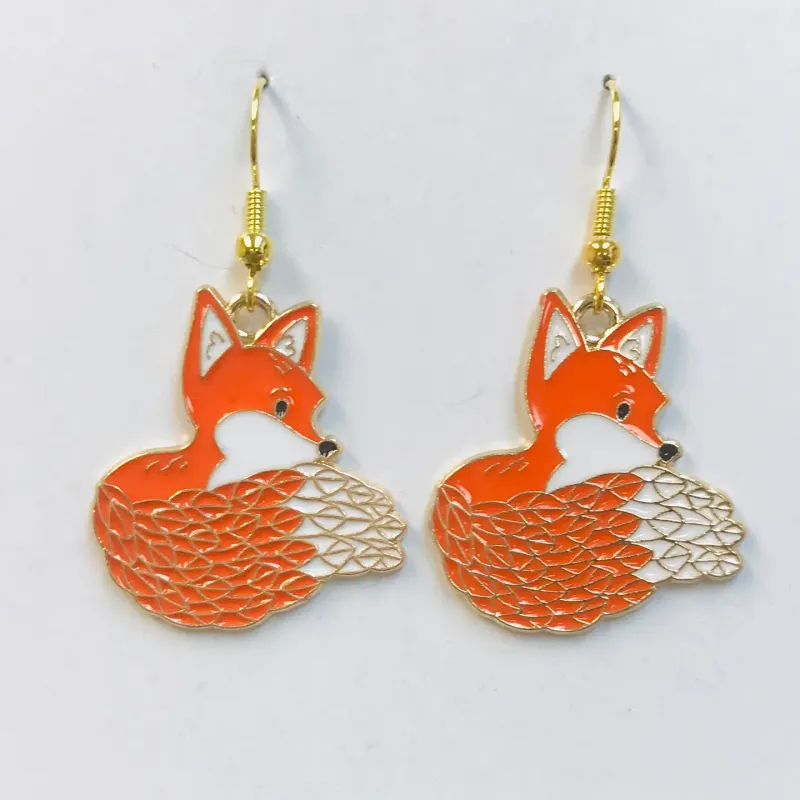 Red Fox Earrings