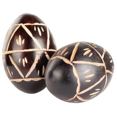Carved Egg Shaker  