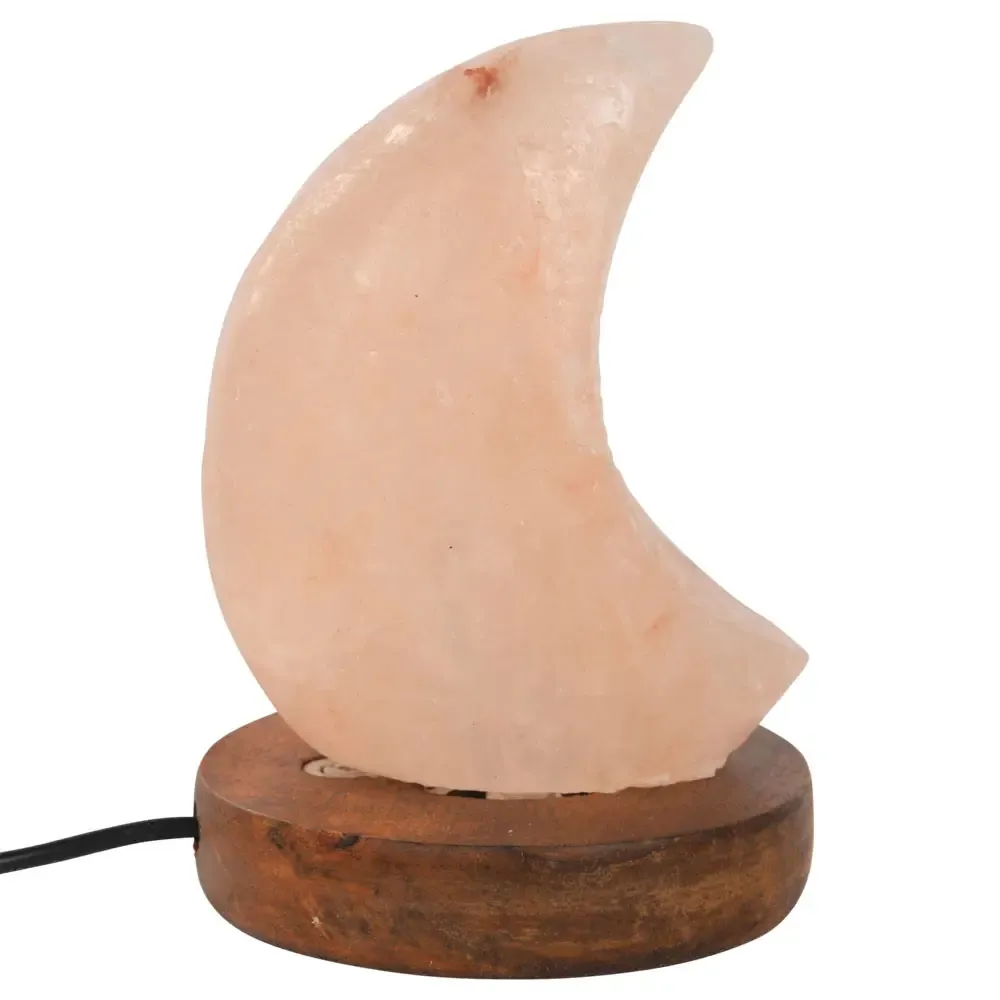 Crescent Moon Usb Salt Lamp