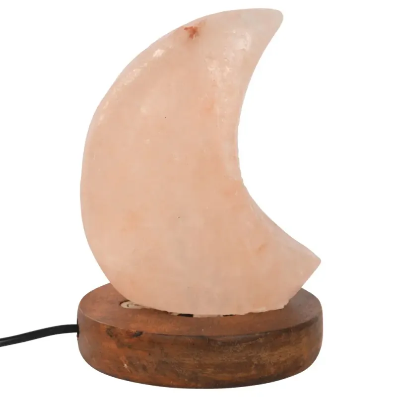 Crescent Moon Usb Salt Lamp