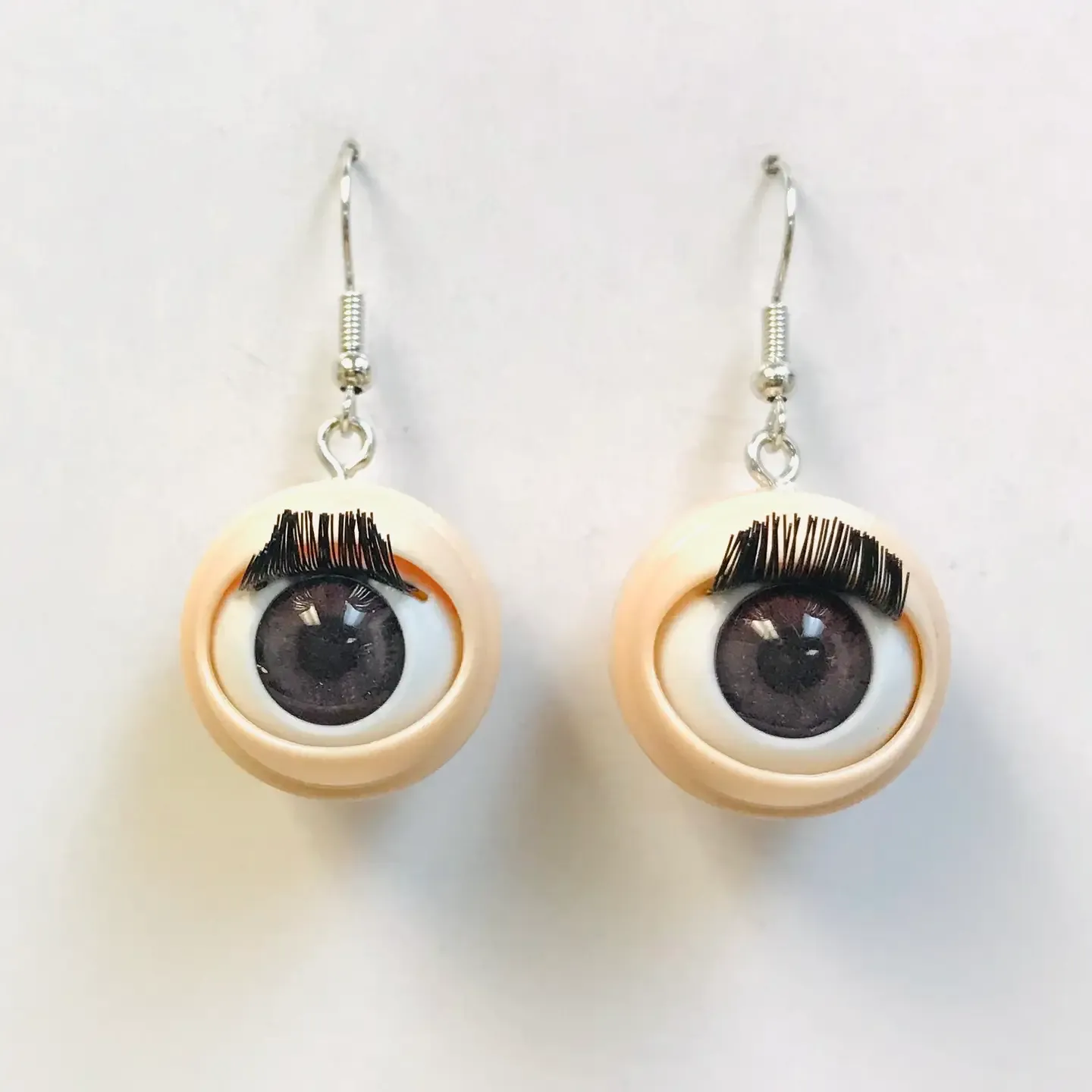 Awful Creepy Doll Eyeball Earrings