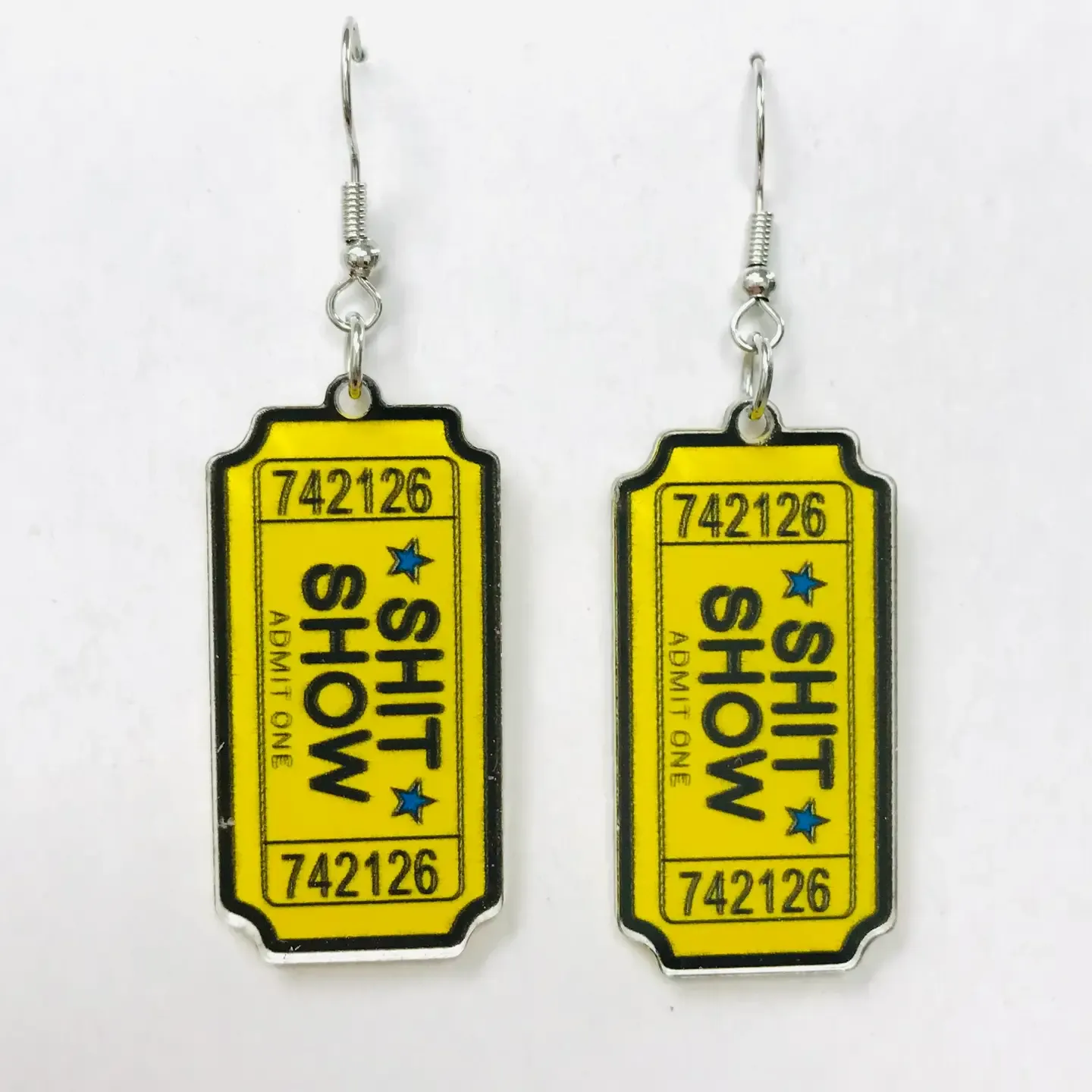 Acrylic Shit Show Earrings