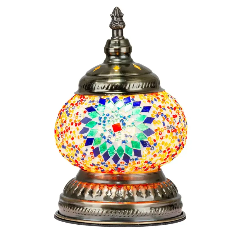 Assorted Mosaic Lamps with Light