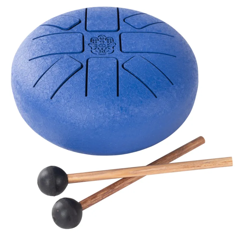 Blue Hamsa Tongue Drum Set