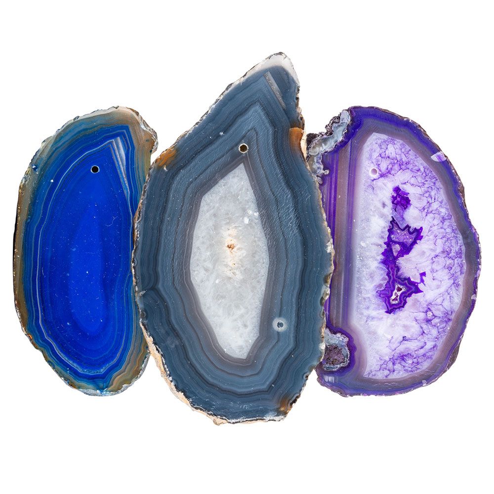 Agate Incense Holder- Purple 