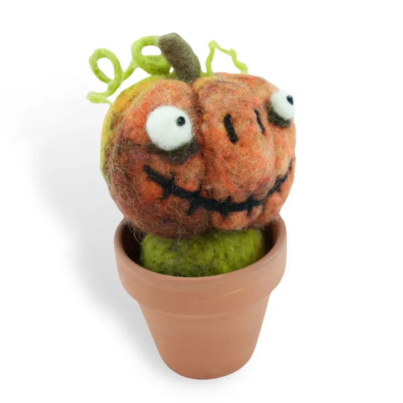 Felt Pumpkin Plant