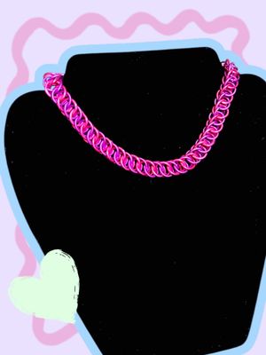 Linette purple and pink necklace
