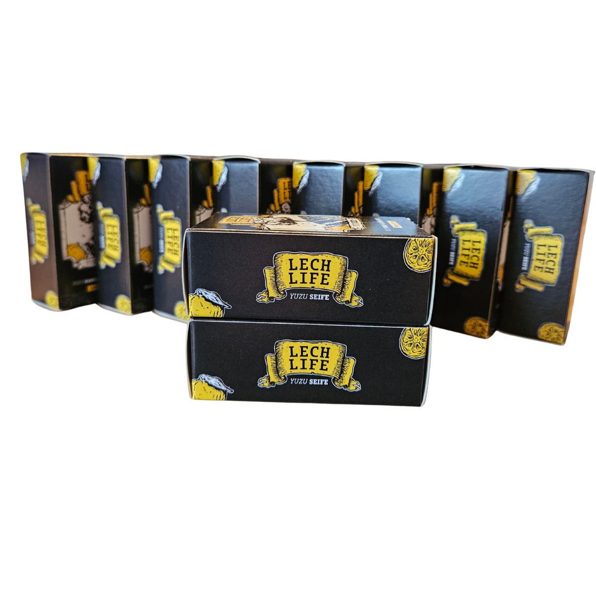 LECH LIFE YUZU HAND- & KÖRPERSEIFE / 10 x 100gr
