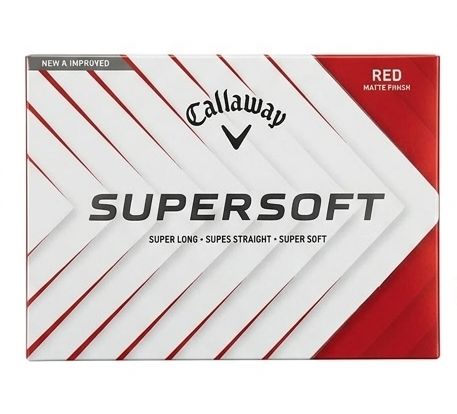 Balls Callaway Supersoft - Red - DOZEN T25