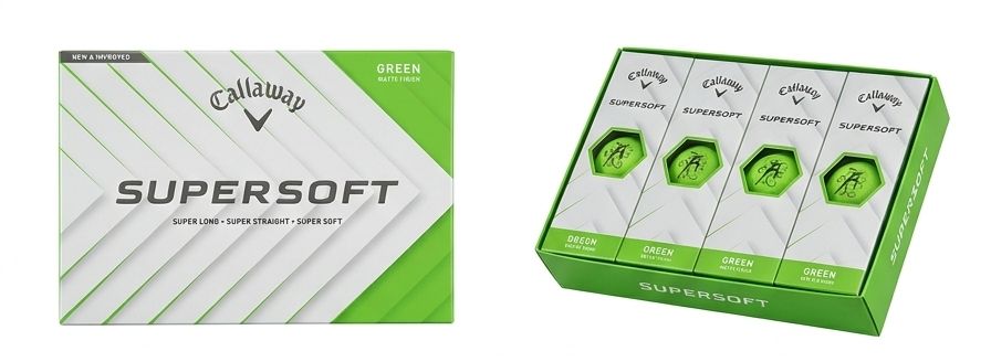 Balls Callaway Supersoft - Green - DOZEN T26