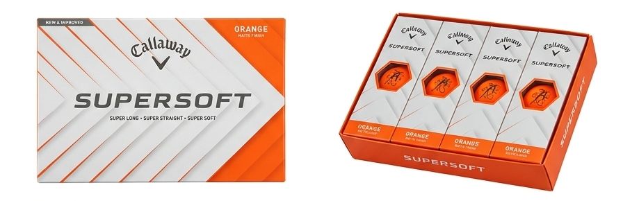 Balls Callaway Supersoft - Orange - DOZEN T26