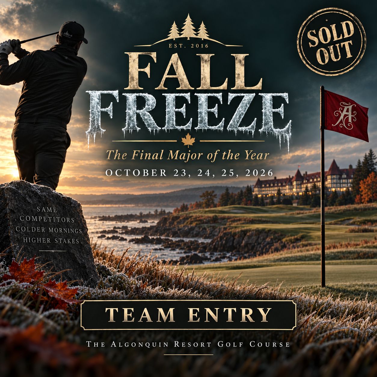 2026 FALL FREEZE - TEAM ENTRY