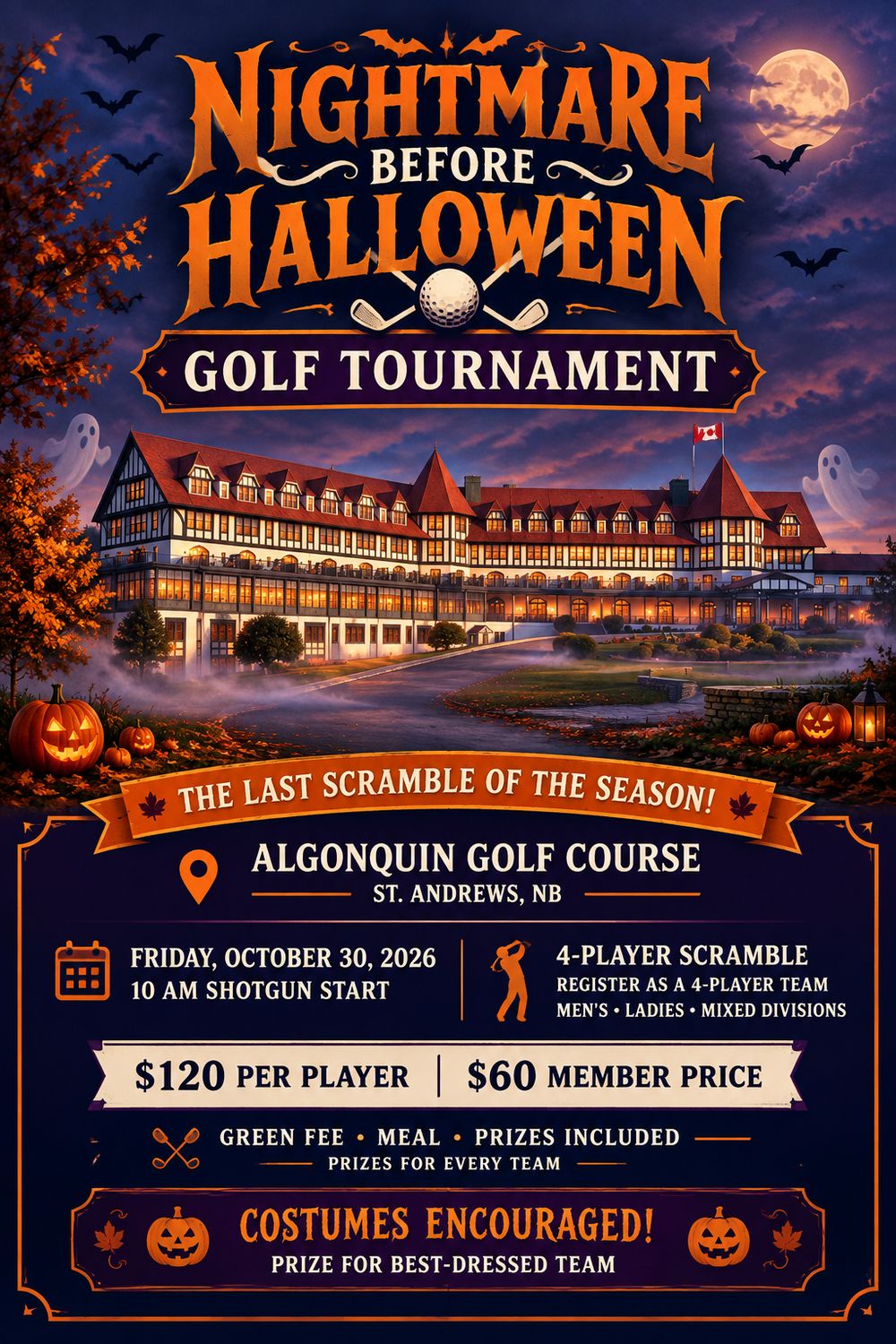 2026 Halloween Scramble - Member - Individual Entry