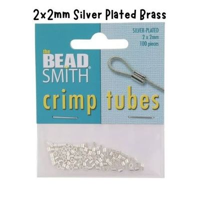 SPB 2x2mm Crimp Tubes, 100pcs, 9gms/0.32oz