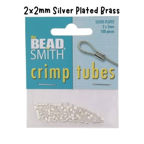 SPB 2x2mm Crimp Tubes, 100pcs, 9gms/0.32oz