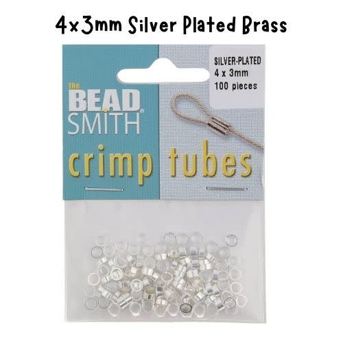 SPB 4x3mm Crimp Tubes, 100pcs, 10gms/0.35oz
