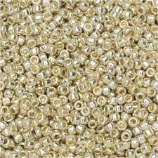 #15 Toho Seed Beads, Galvanized Aluminum Permanent Finish, 8 Grams, 1x1mm
